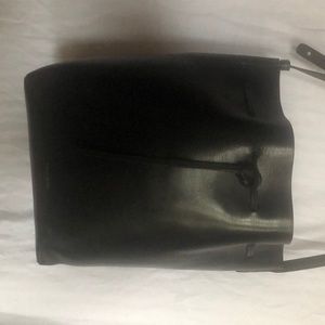 Manser Gavriel black bucket bag